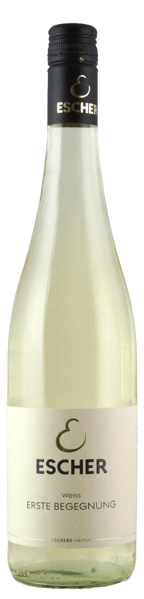 Erste Begegnung Weissweincuvée Qualitätswein Weingut Escher 0,75L